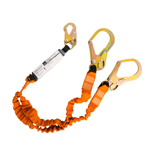 Double 140kg Lanyard with Shock Absorber FP75