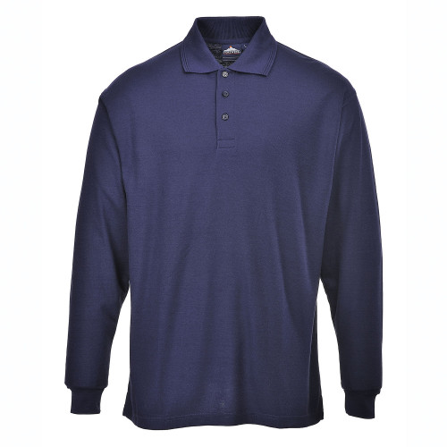 Poloshirt met 2025 lange mouwen