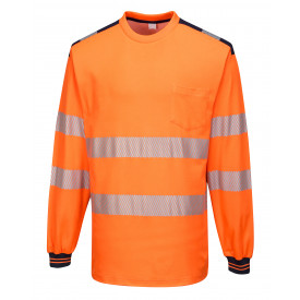 PW3 Hi-Vis T-shirt met lange mouw T185