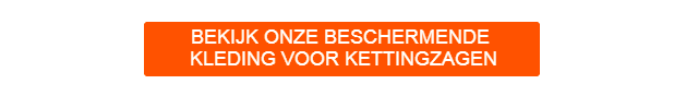Oranje knop die leidt naar ons assortiment kettingzaag-beschermkleding.
