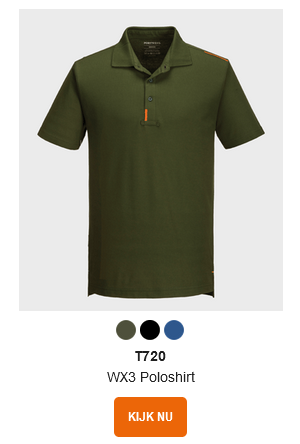 T702 werkshirt in olijfgroen