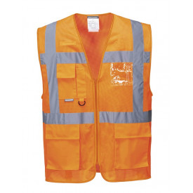 Portwest Athens MeshAir Executive Vest C376 in oranje. Er is een link naar de artikelpagina toegevoegd.