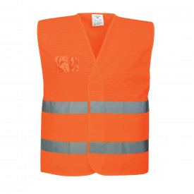 Portwest Hi-Vis Meshvest C494 in oranje. Er is een link naar de artikelpagina toegevoegd.