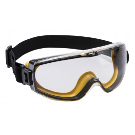 Portwest Impervious Safety Goggle PS29 met verstelbare hoofdband. Er is een link naar de artikelpagina toegevoegd.
