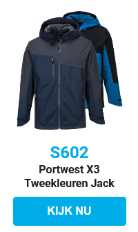Link naar Portwest X3 Tweekleuren Jack (S602)