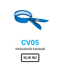 Verkoelend nekband in blauw, model CV05 van het merk Portwest